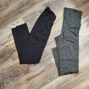 Lot of 2 maternity leggings
